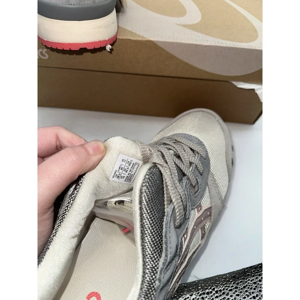 Asics - Gel Lyte 3 Oatmeal Fawn 11 Mens - Brown Beige Gray Red Custom Tried On